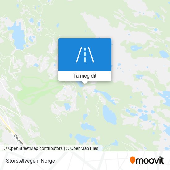 Storstølvegen kart