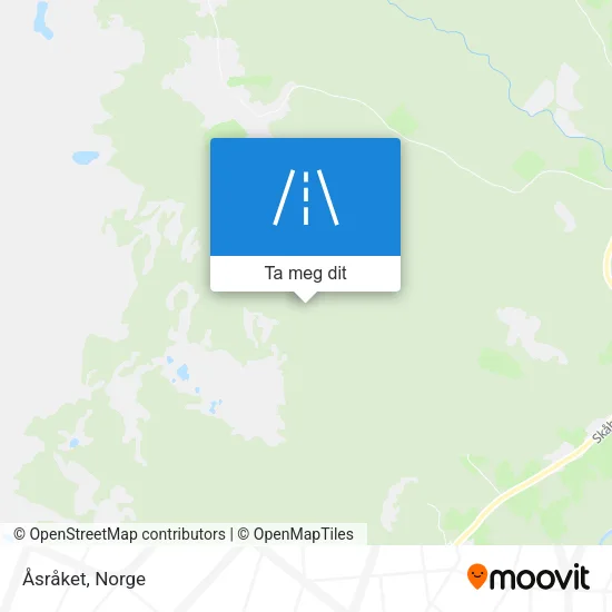Åsråket kart