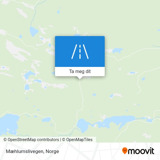 Mæhlumslivegen kart