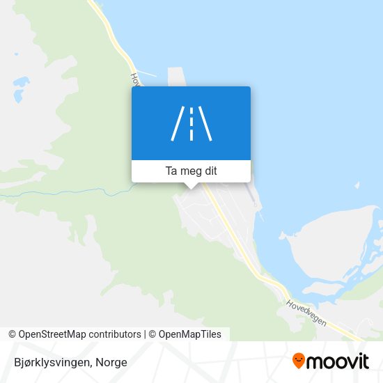 Bjørklysvingen kart