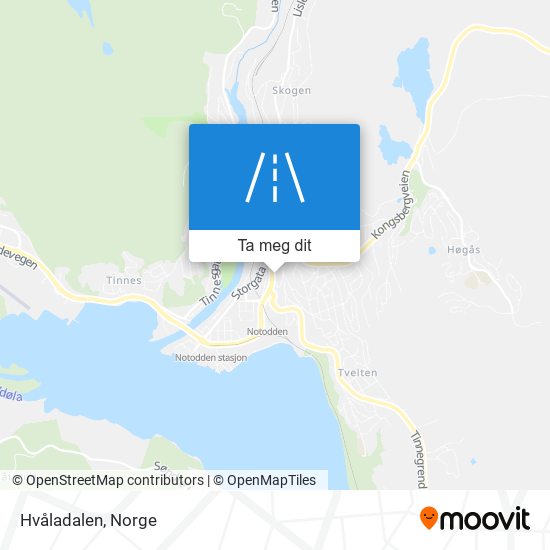 Hvåladalen kart