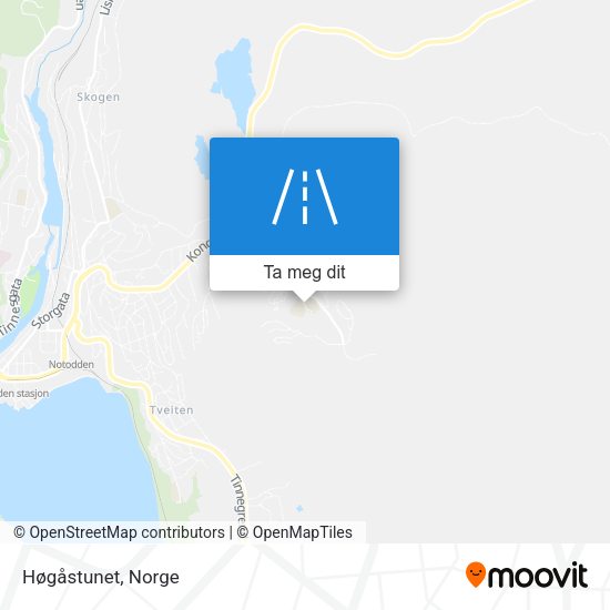 Høgåstunet kart