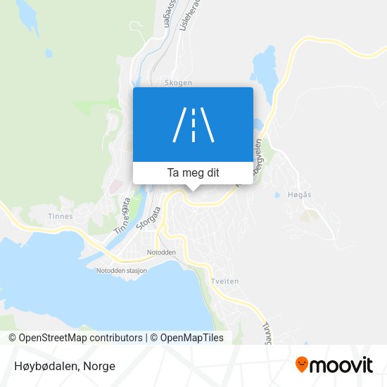 Høybødalen kart