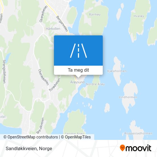 Sandløkkveien kart