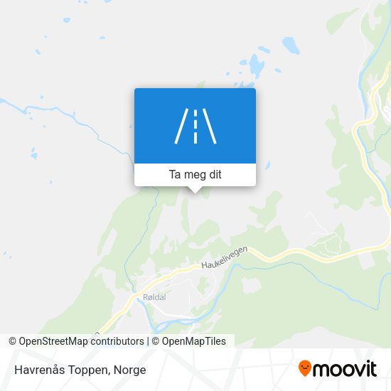 Havrenås Toppen kart