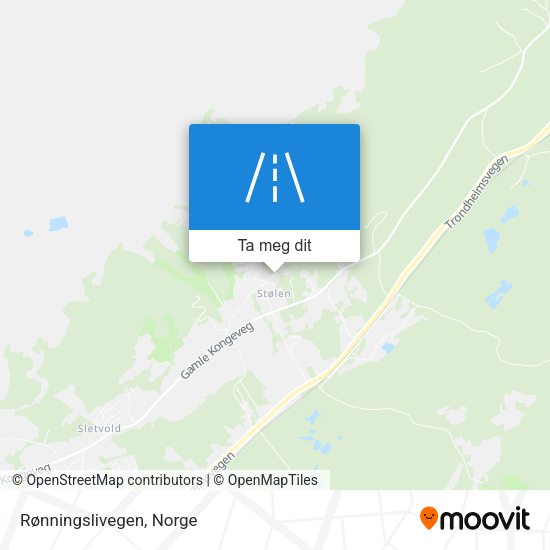 Rønningslivegen kart