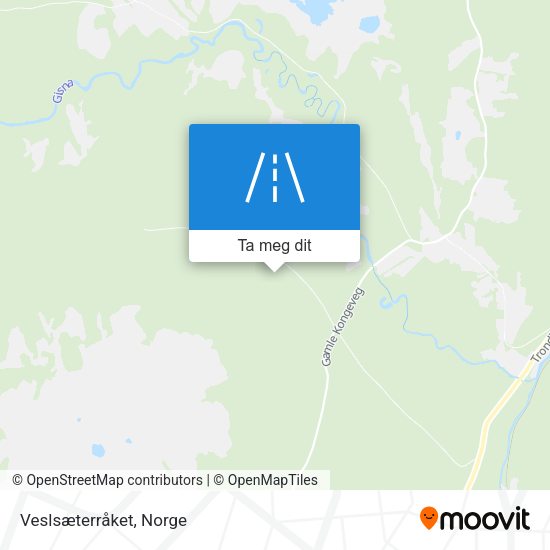 Veslsæterråket kart