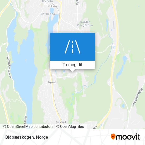 Blåbærskogen kart