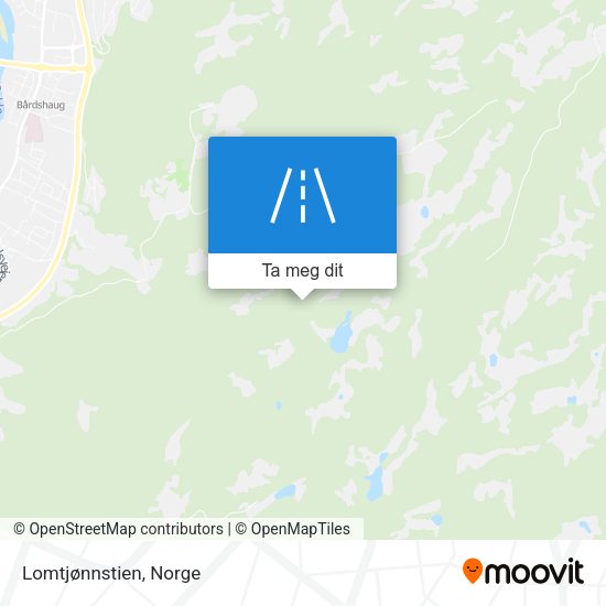 Lomtjønnstien kart