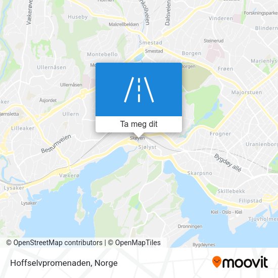 Hoffselvpromenaden kart