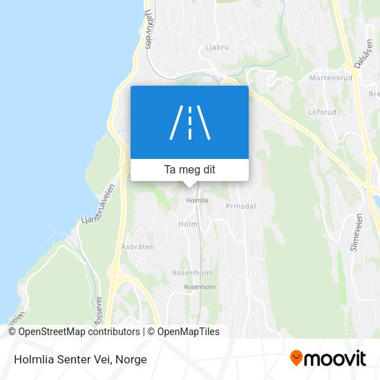 Holmlia Senter Vei kart