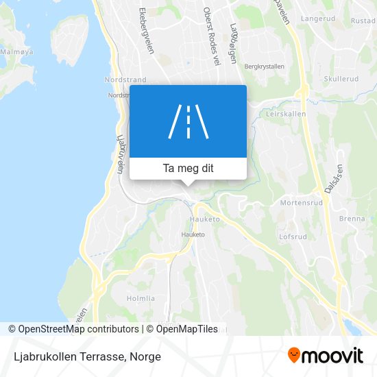 Ljabrukollen Terrasse kart