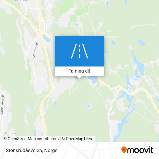 Stensrudåsveien kart