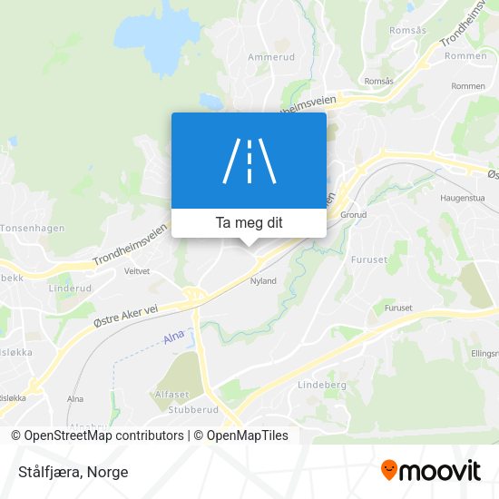 Stålfjæra kart