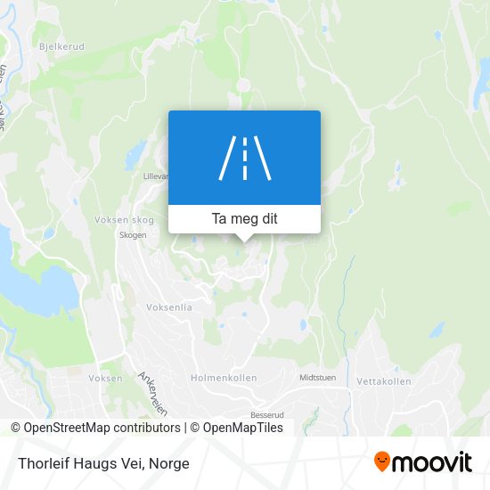 Thorleif Haugs Vei kart