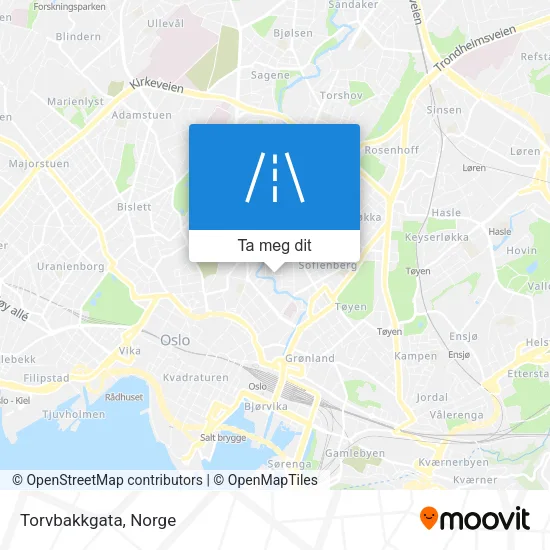 Torvbakkgata kart
