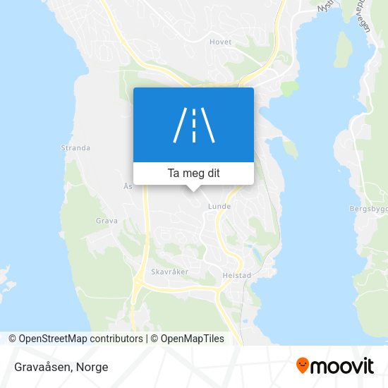 Gravaåsen kart