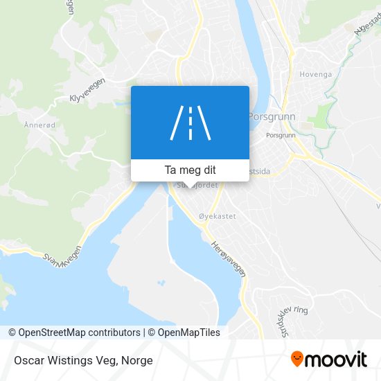 Oscar Wistings Veg kart