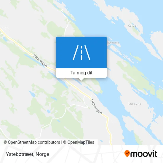 Ystebøtræet kart