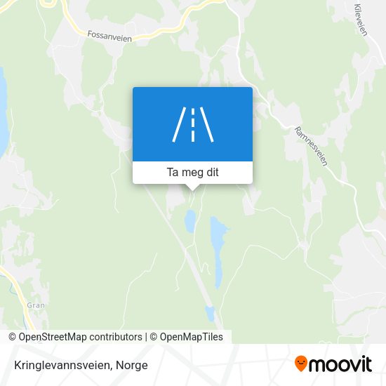Kringlevannsveien kart