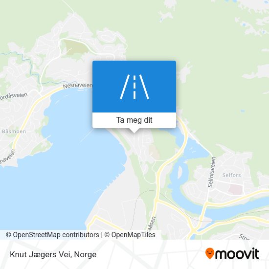 Knut Jægers Vei kart