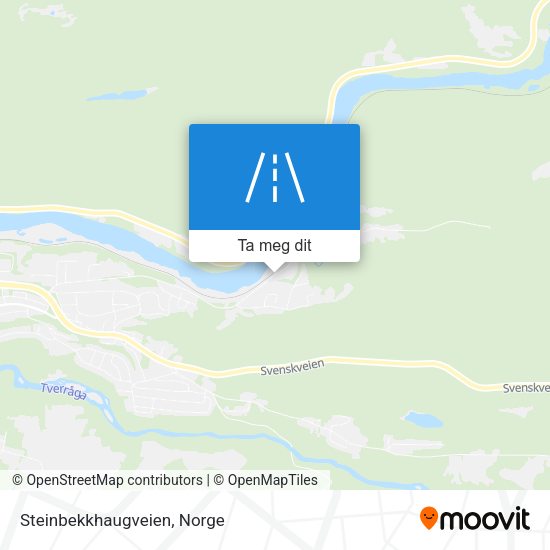 Steinbekkhaugveien kart