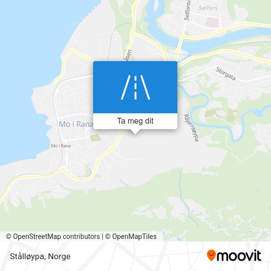 Stålløypa kart