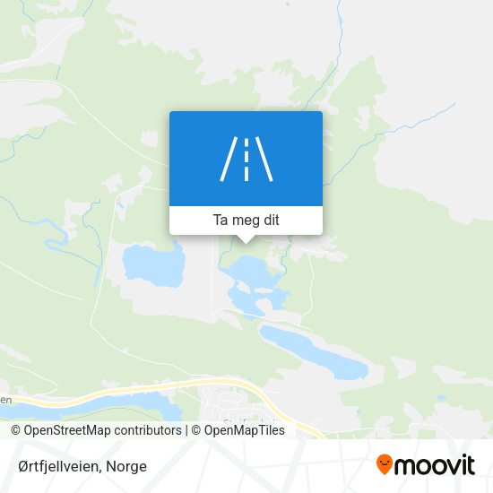 Ørtfjellveien kart