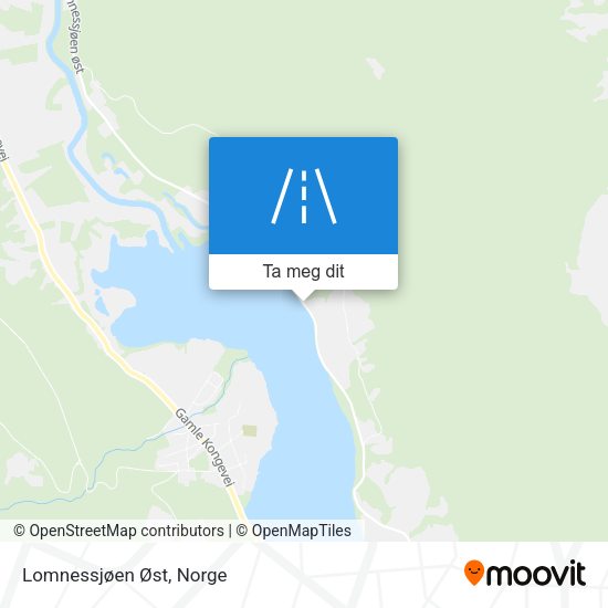 Lomnessjøen Øst kart