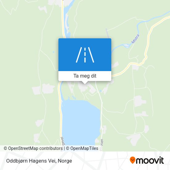 Oddbjørn Hagens Vei kart