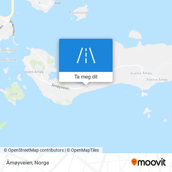 Åmøyveien kart