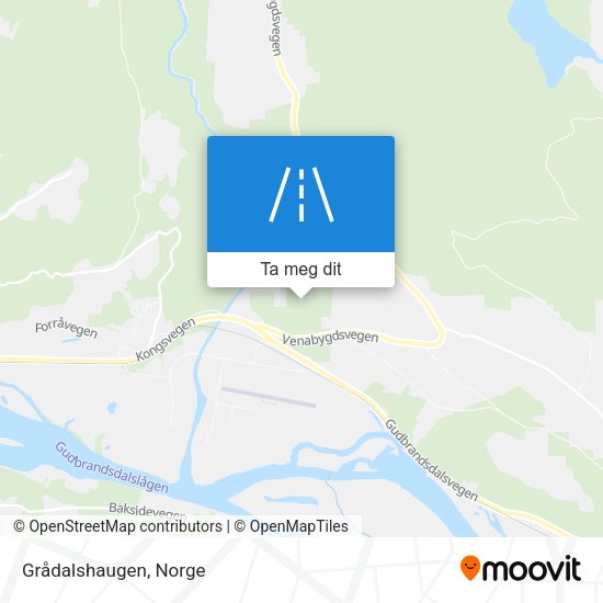 Grådalshaugen kart