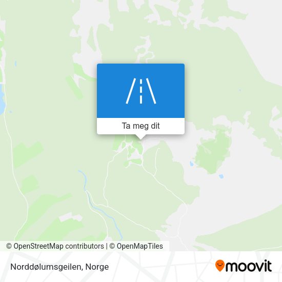 Norddølumsgeilen kart