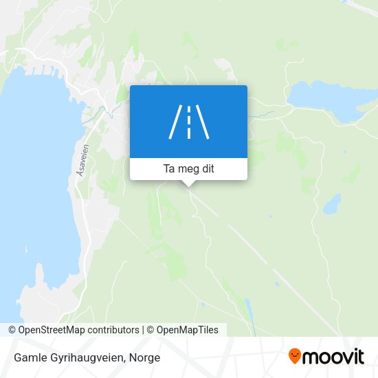 Gamle Gyrihaugveien kart