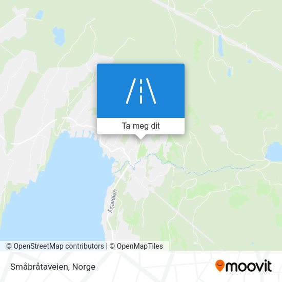 Småbråtaveien kart
