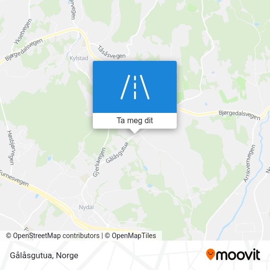 Gålåsgutua kart