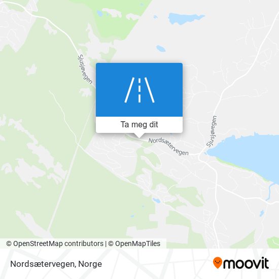 Nordsætervegen kart