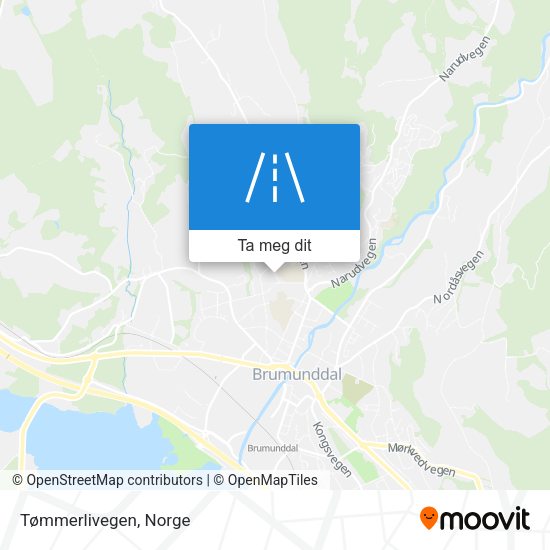 Tømmerlivegen kart