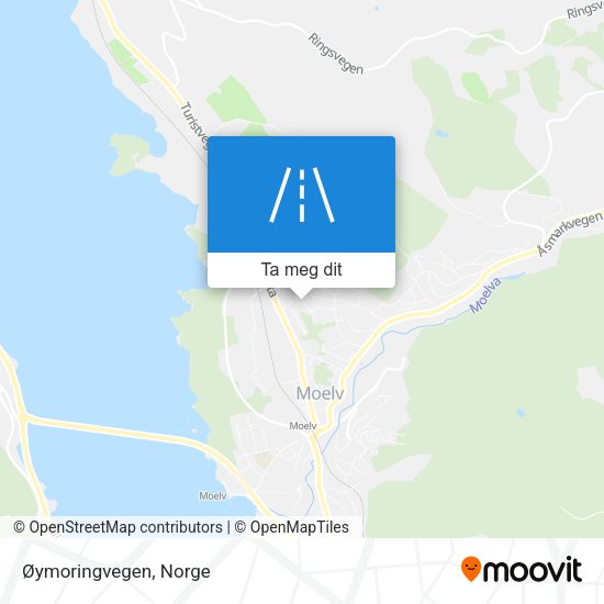 Øymoringvegen kart