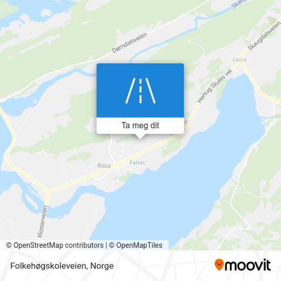 Folkehøgskoleveien kart