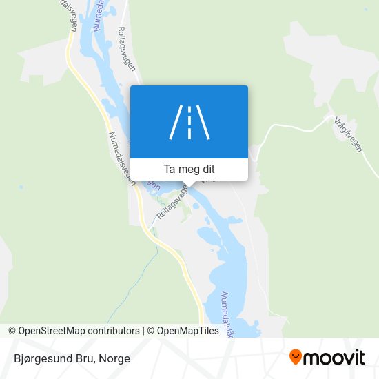 Bjørgesund Bru kart