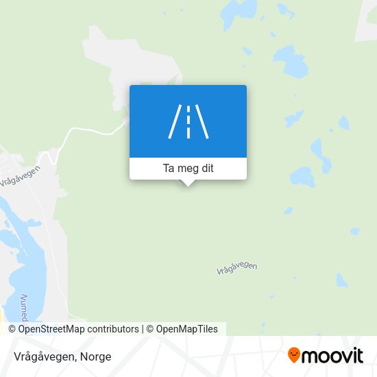 Vrågåvegen kart