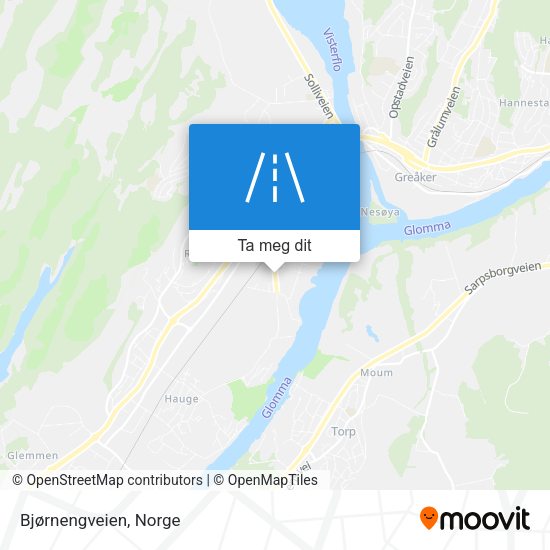 Bjørnengveien kart
