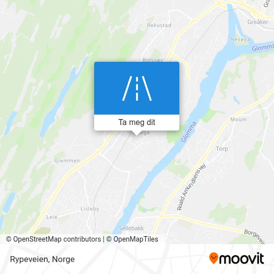 Rypeveien kart