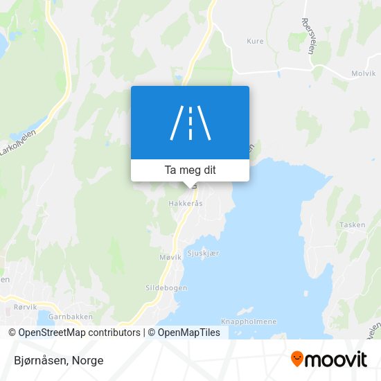 Bjørnåsen kart