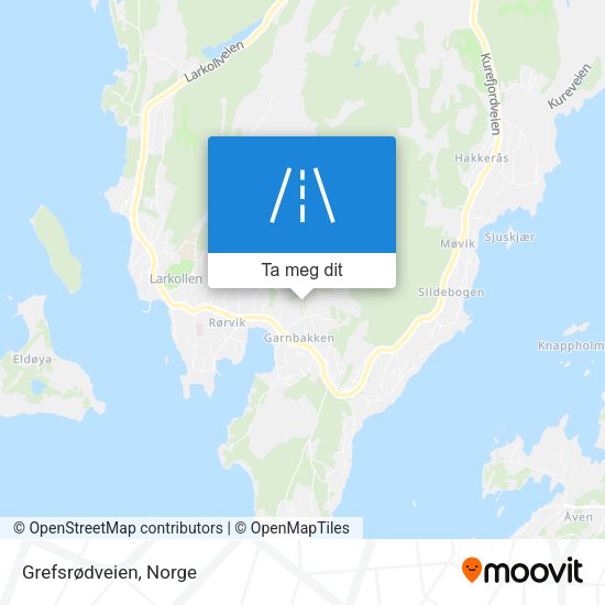 Grefsrødveien kart