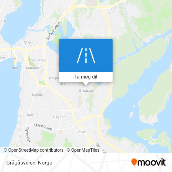 Grågåsveien kart