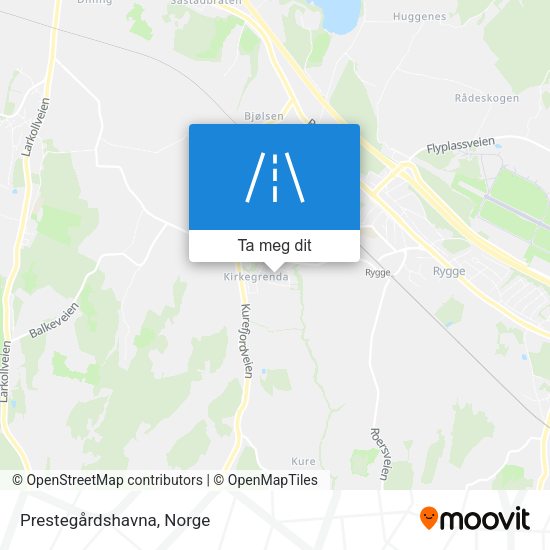 Prestegårdshavna kart