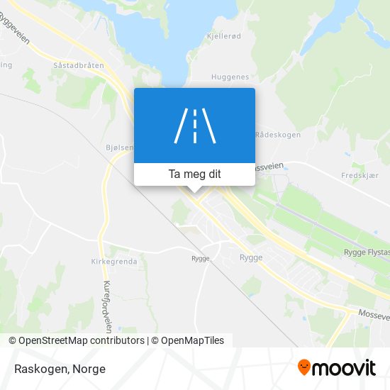 Raskogen kart