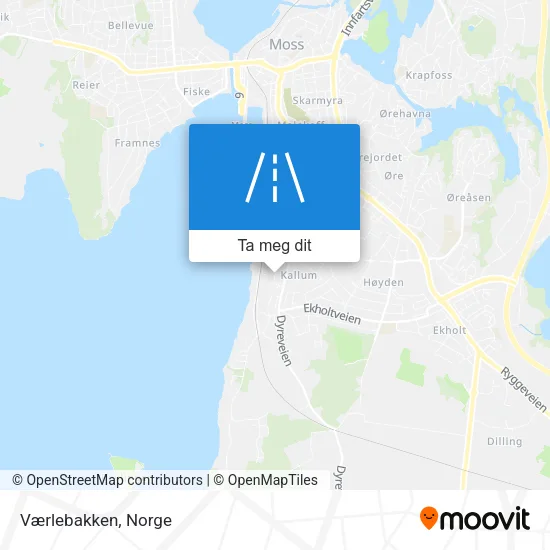Værlebakken kart